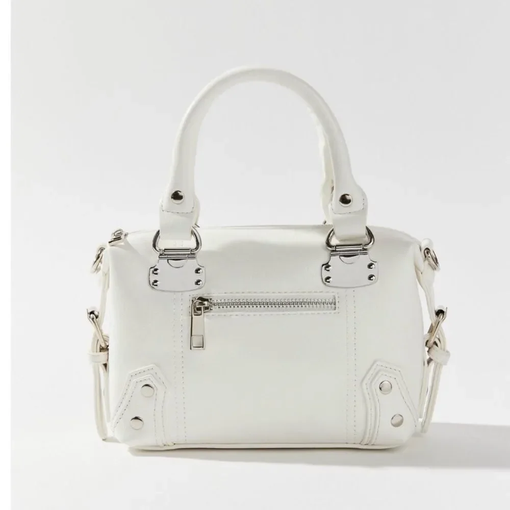 Urban Outfitters Skylar White Faux Leather Crossbody Bag